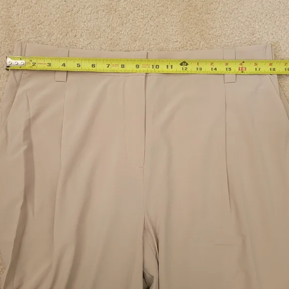 Tilley NWT Tech Slk Womens Wide Leg Tan Pants Size XL Lightweight Wicking - Picture 9 of 11